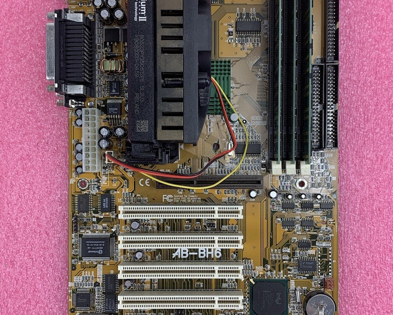 Abit i440BX Motherboard Pentium II 233MHz 128MB RAM No Shield