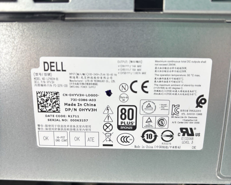 Dell Precision Tower 3620 Xeon E3-1220v5 3 GHz 16 GB RAM No HDD No OS