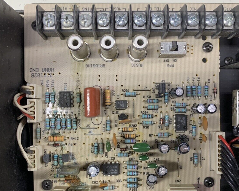 Bogen TPU-250 250 Watt Amplifier Amp Power Tested No Output For Parts and Repair