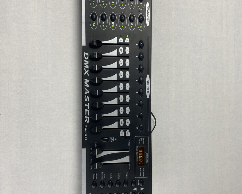 DMX Master CA-1612 DMX 512 Master Controller No Power Cord Tested
