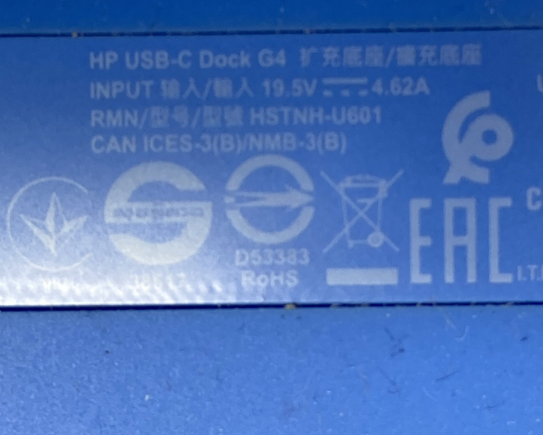 HP USB-C Dock G4 Docking Station Part Number L13898-002 Dock Only - Lot of 25