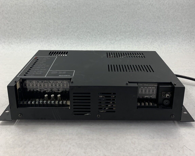 Bogen TPU-250 250 Watt Amplifier Amp Power Tested No Output For Parts and Repair