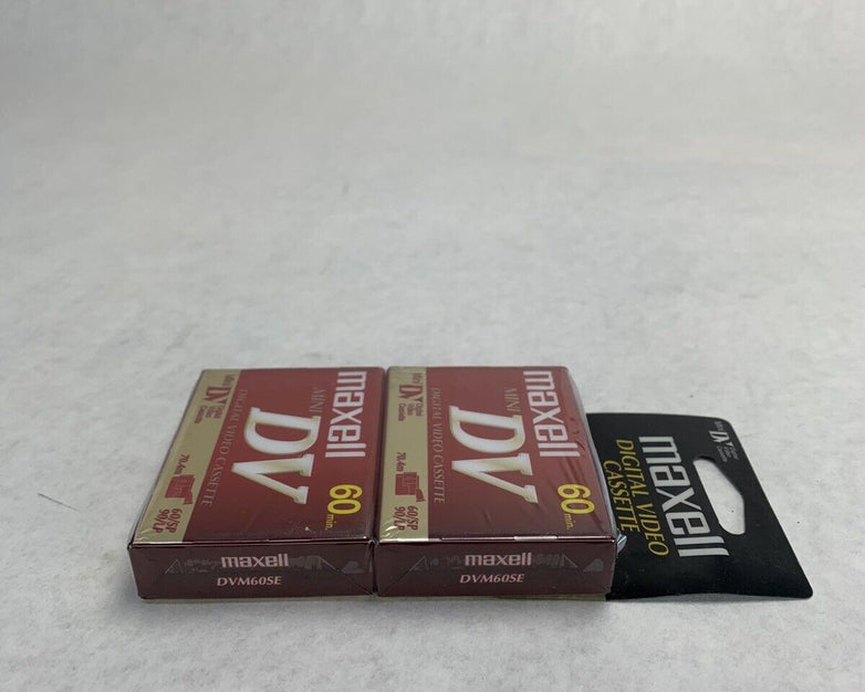 Lot of 2 Maxwell Digital Video Cassette
