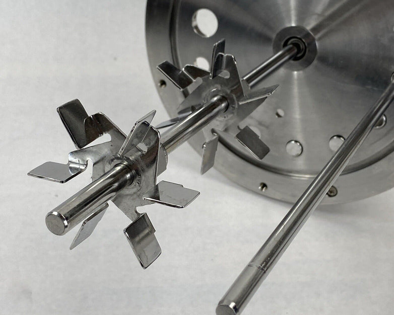 Applikon Sartorius Bioreactor Headplate And Stirrer For 5L Liter Bioreactors