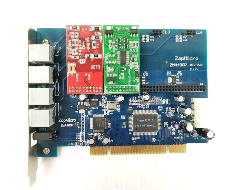 ZapMicro ZMA400 REV 2.0 with FXD-100 and FSX-100V010