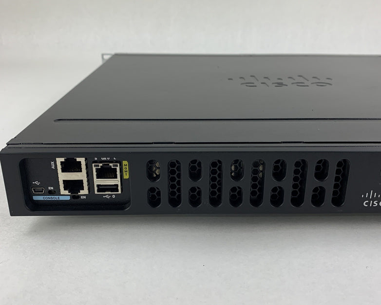 Cisco ISR4331/K9 Router Tested Reset W/ Rack Ears and NO Licenses