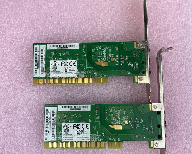 Lot of 2 Conexant RD02-D490 modem PCI cards 56PRC2