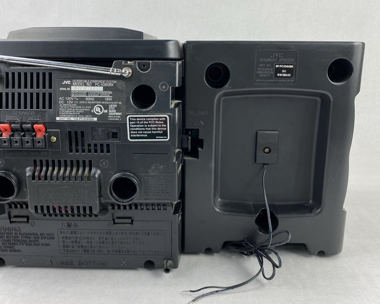 JVC PC-X560BK CD Portable Component System