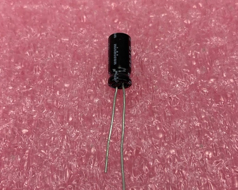 Nichicon 22uF 63V Radial Electrolytic Capacitor (Lot of 9)