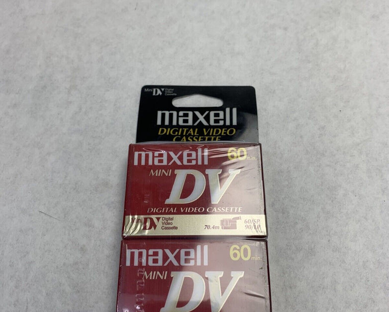 Lot of 2 Maxwell Digital Video Cassette