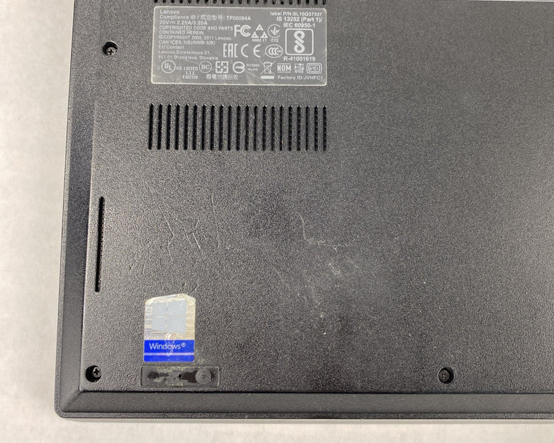 Lenovo ThinkPad E480 Intel Core i5-8250U 1.60 GHz 8GB RAM 14" No HDD No OS