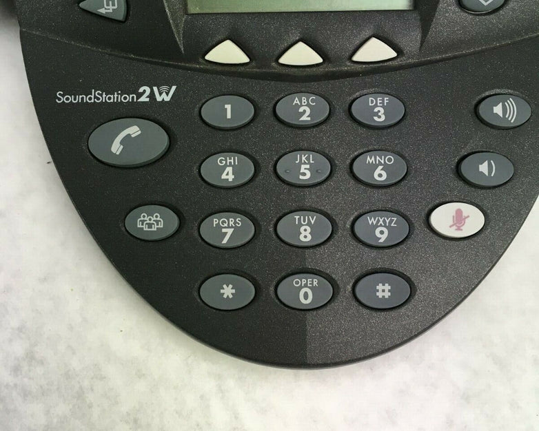 Polycom SoundStation 2W 2201-07880-001 Conference With Battery
