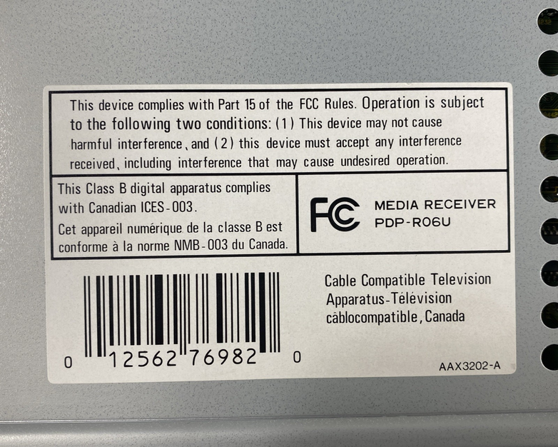 Pioneer PDP-R06U Pure Vision Plasma Display System No AC Adapter Untested