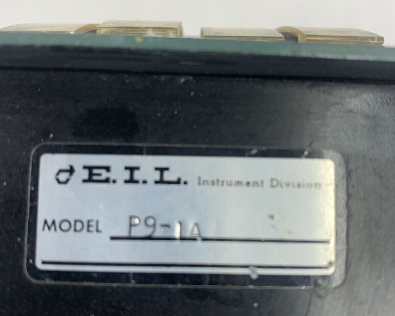 EIL Instrument Division P9-1A Channel Analog Meter