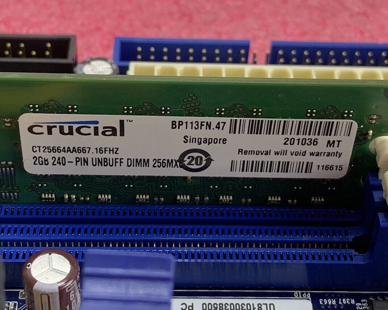 Foxconn A74ML-K Motherboard AMD Sempron 140 2.7GHz 2GB RAM w/Shield
