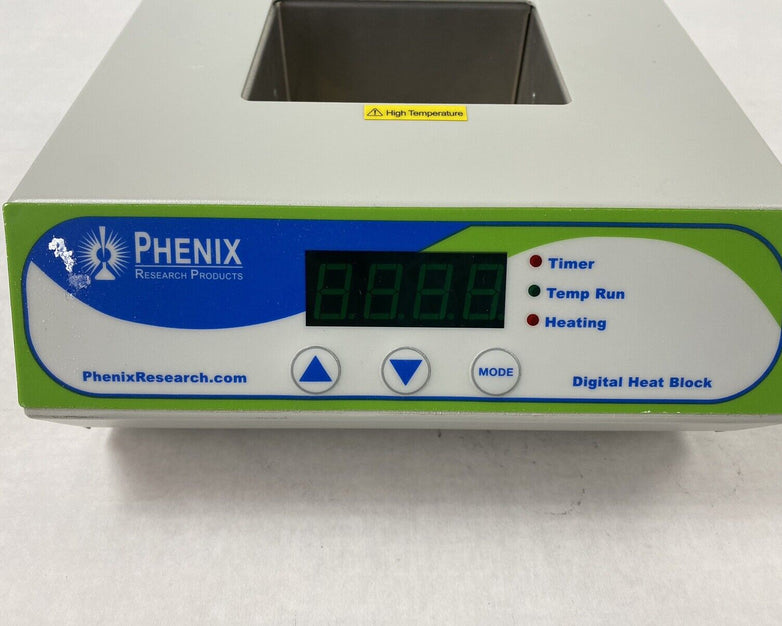 Phenix Research Model BSH1001 Digital Heat Block Dry Bath Power Tested