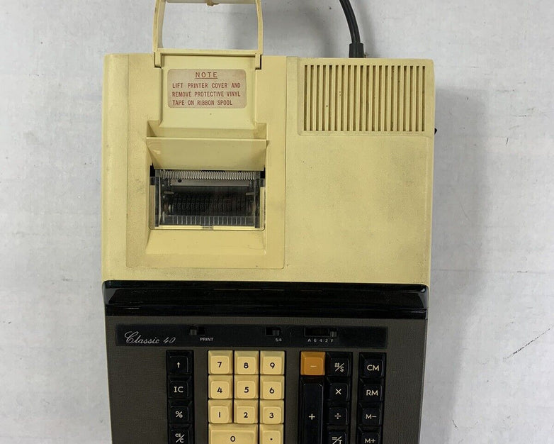 Vintage Unitrex Classic 40 Calculator