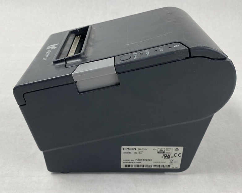 Epson Squirrel TM-T88V M244A POS Thermal Printer Tested No AC Adapter