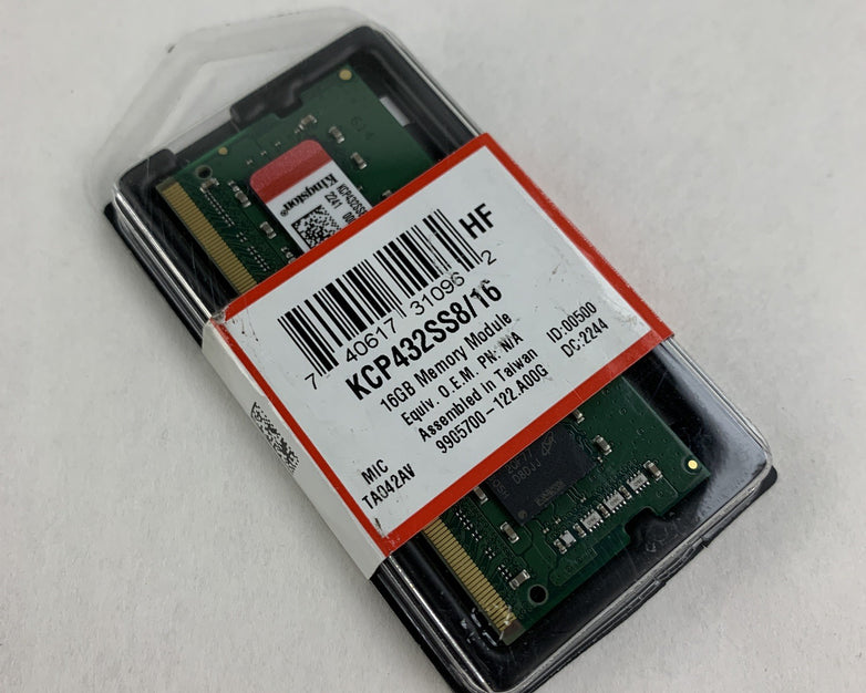 Kingston 16 GB KCP432SS8/16 LAPTOP DDR4-3200 1x16GB 260P New