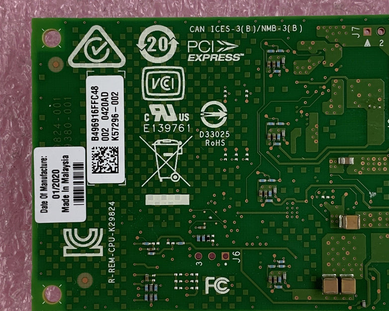 Dell HD44M Intel X710-T2L Dual Port 10GbE Base-T PCIe x8 Network Adapter