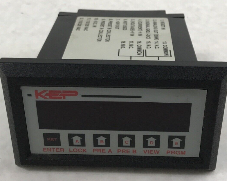 KEP INT69TAS2A Intellect-69 Ratemeter Totalizer 100 VAC 12-24VDC Square Law