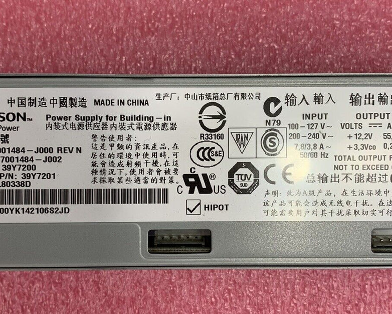 Emerson 7001484-J000 REV L / REV N Server Power Supplies (Lot of 2)