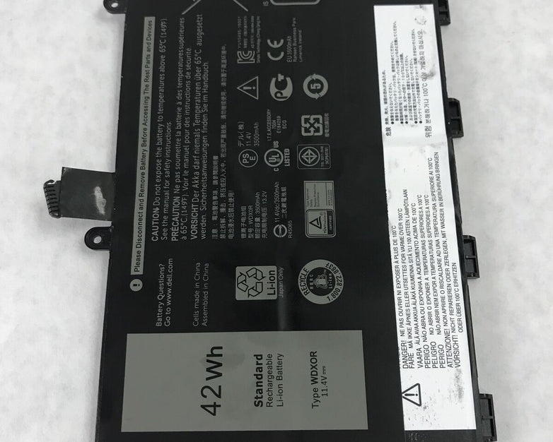 Dell 42 Wh Rechargeable Li-ion Battery for Dell Inspiron WDXOR 11.4V