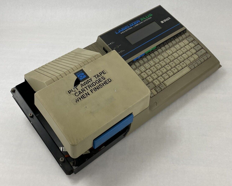 Brady Labelizer Plus Label and Sign Maker M No Power Cord For Parts or Repair