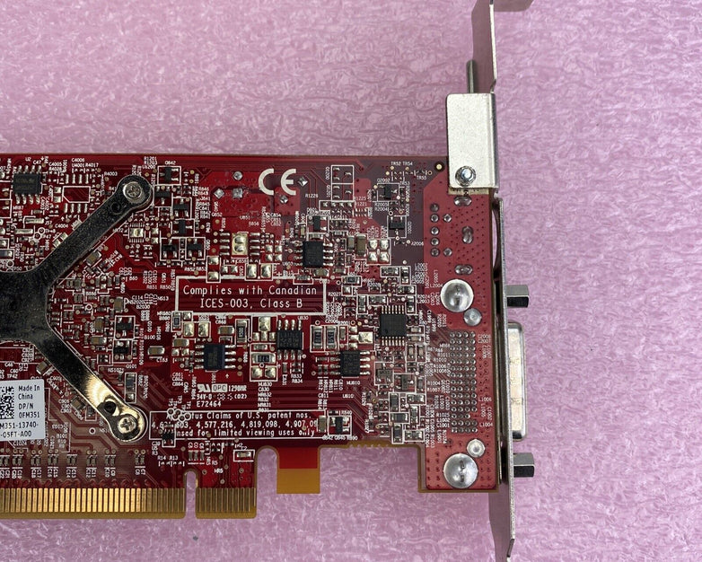 ATI Radeon HD2400XT 256MB PCIe DMS-59 Graphics Card GPU 0FM351 (Lot of 2)