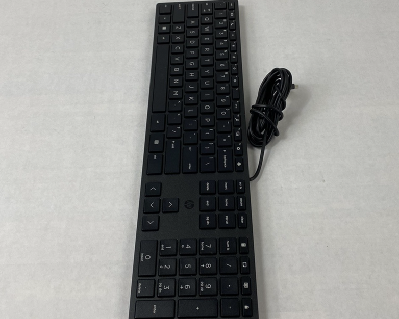 Lot of 2 HP 320K TPA-D002K Wired Desktop USB Keyboard Tested