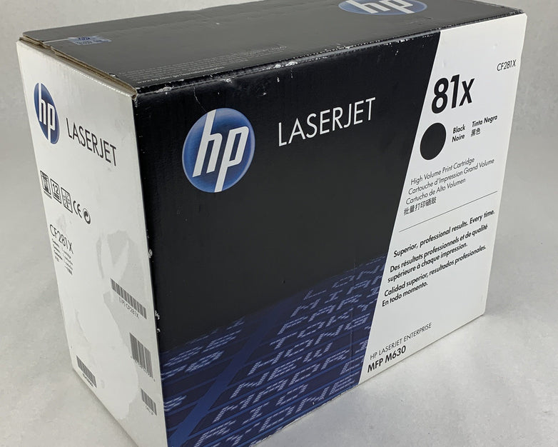 HP 81X CF281X Laserjet Black Toner Cartridge M630 NEW OEM Sealed Box