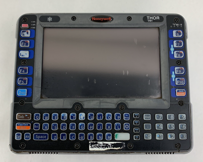 Honeywell Thor VM1C Mount Computer Atom 2530 Worn Keys W/Dock No OS No Flash