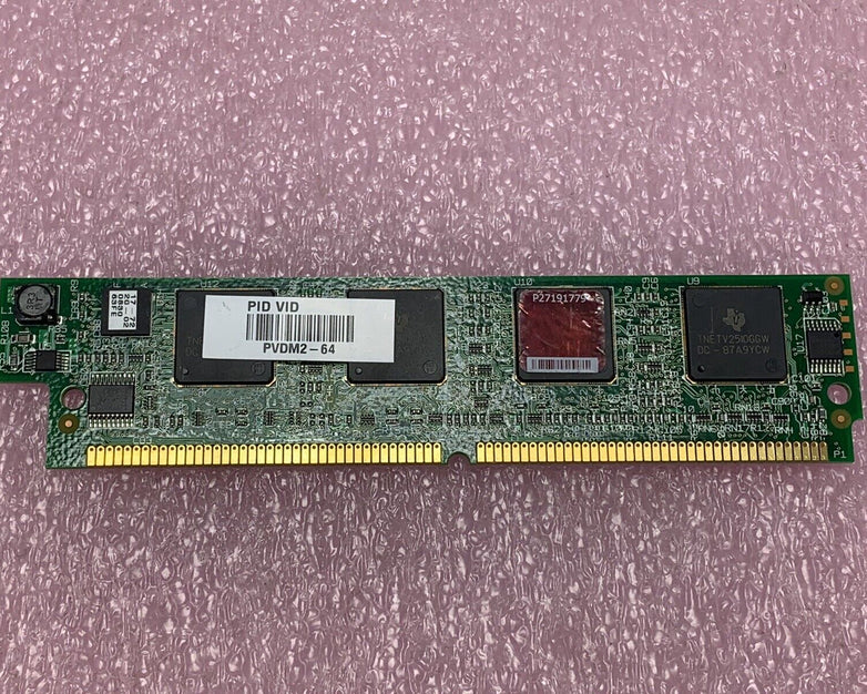 Cisco 73-8541-05 PVDM2-64-RF 64-Channel Packet Voice/Fax DSP Module Referb