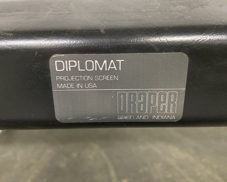 Draper Diplomat Tripod Portable 96" Projector Screen Screen