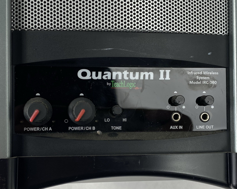TeachLogic IRC-360 Quantum II Column Speaker No Power Supply Untested