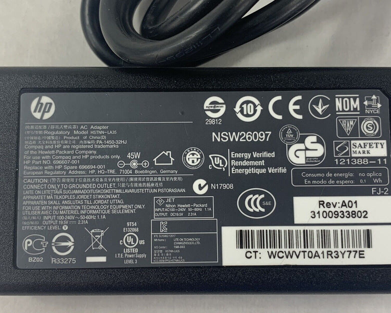 OEM 45W 19.5V Adapter Laptop Charger for HP Pavilion x360 HSTNN-LA35 Power Cord