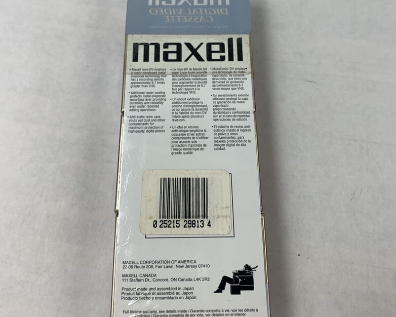 5-Pack Maxwell DVM60SE Digital Video Cassette