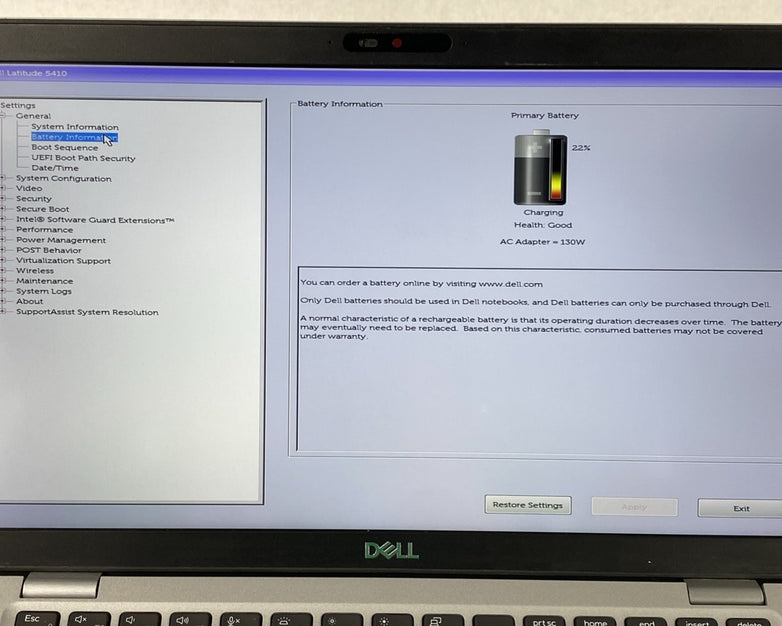 Dell Latitude 5410 Intel Core i7-10610U 1.80 GHz 16 GB RAM 14" No SSD No OS