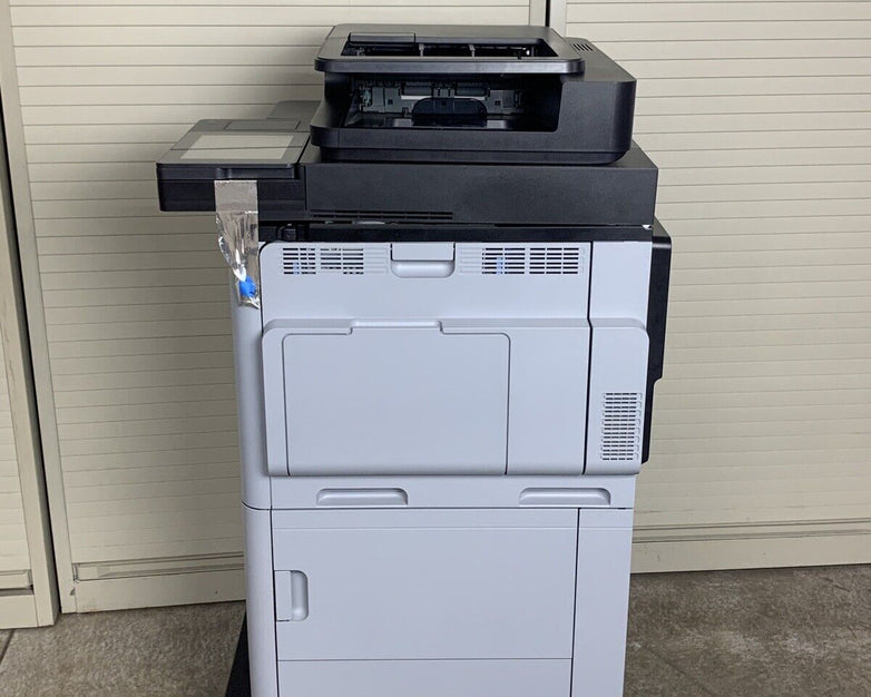 HP LaserJet Enterprise Flow MFP M680 Color Printer CZ250A Tested Bad Clip In Top