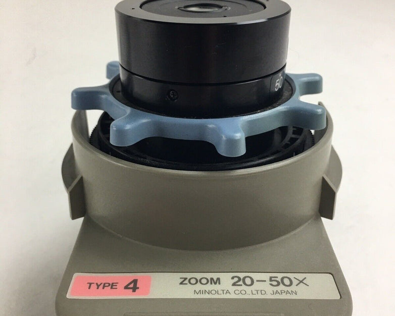 Minolta MS7000 MKII TYPE 4 20x - 50x Zoom Lens For Microfilm Reader