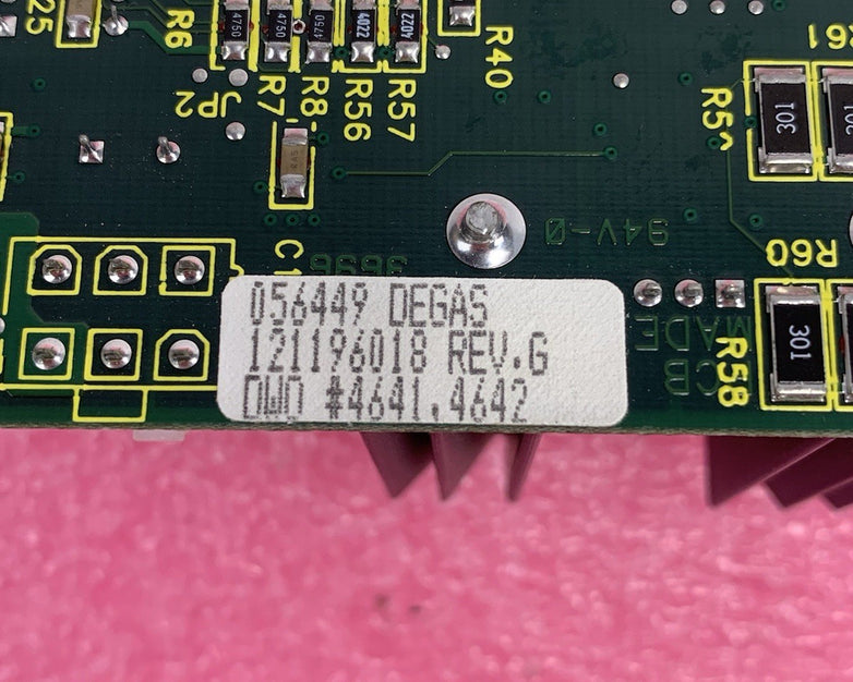 Degas 056449 1211960 Rev G. Circuit Board