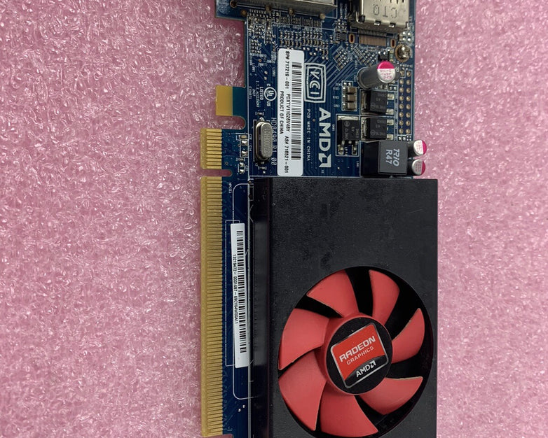 Mix of 4 Untested Radeon 1GB DisplayPort DVI PCIe16 Low Profile GPUs
