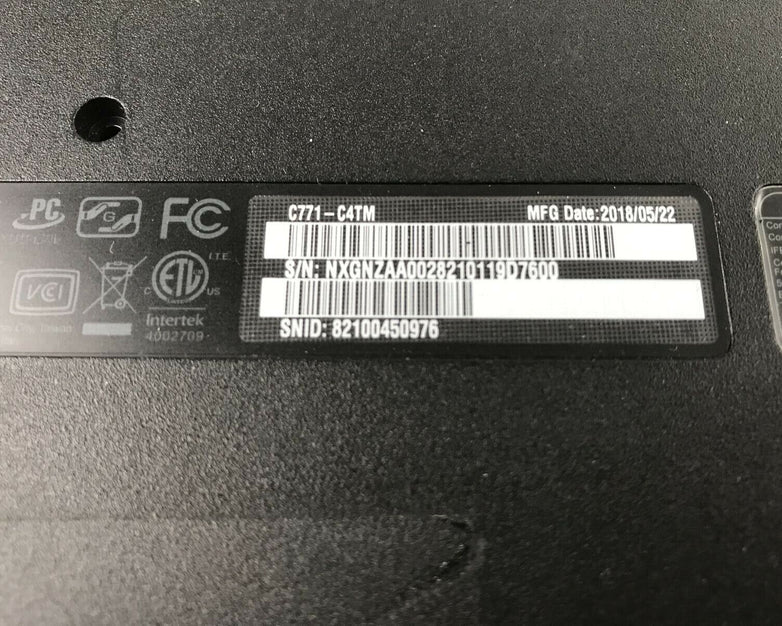 Acer C771 Series Bottom Laptop Cover N17Q6 Lot of (5)