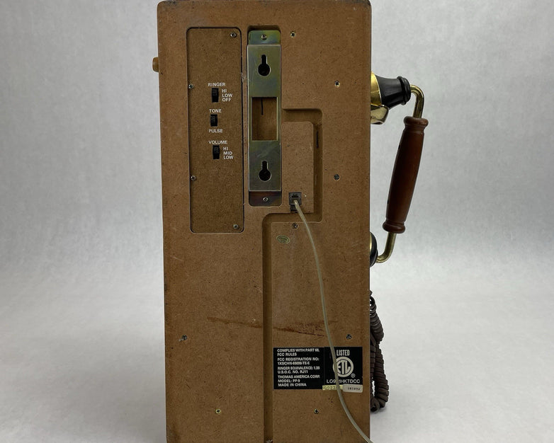 Thomas Collector’s Edition PP-9 1992 1927 Wooden Wall Telephone Untested