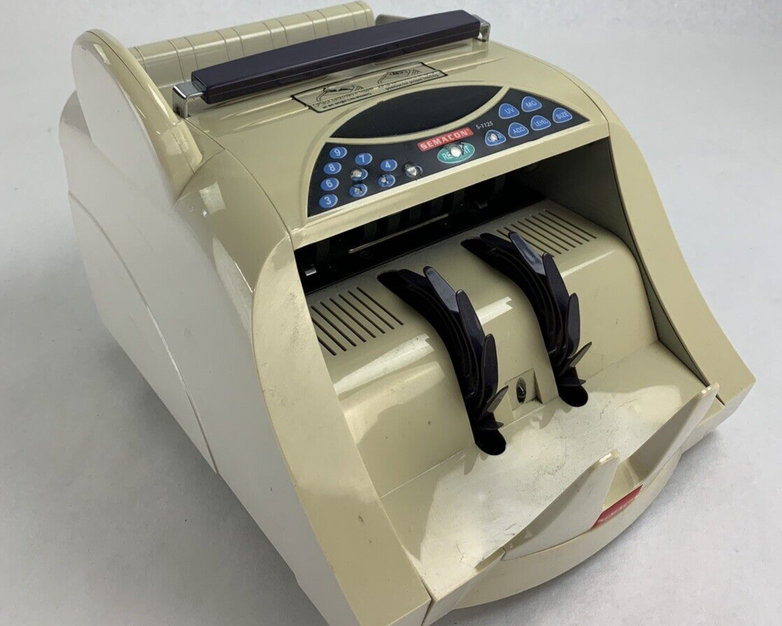 Semacon S-1125 Digital Money Counter Tested Worn Buttons