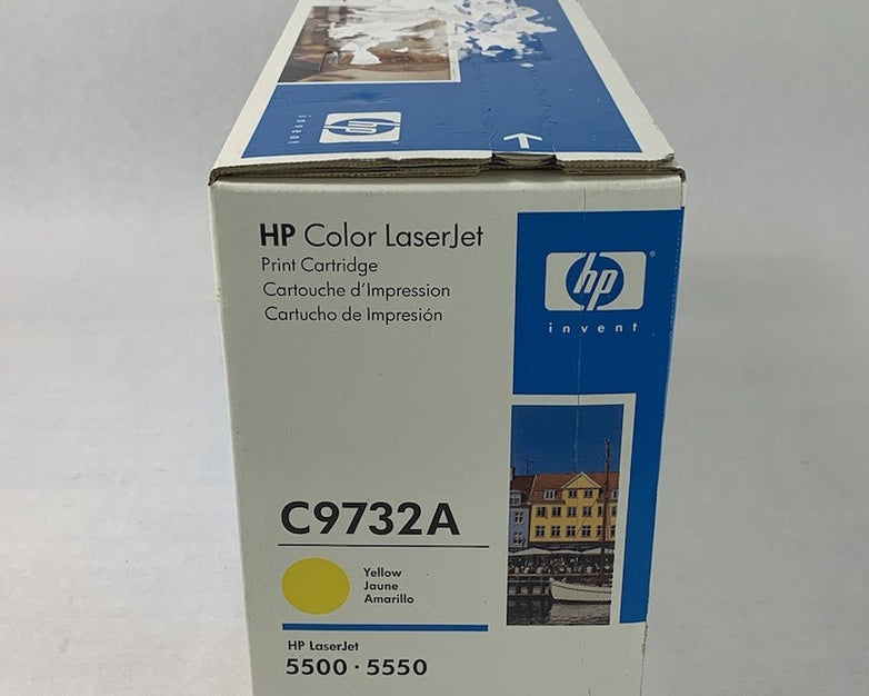 HP C9732A Yellow Toner Cartridge For HP LaserJet 5500 5550 Exp. 2009