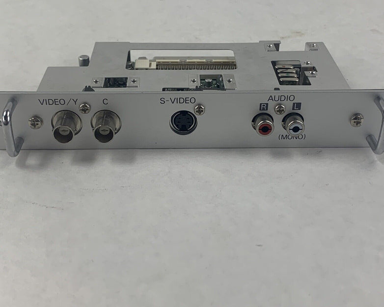 Sanyo Panasonic S-Video Video/Y C w/Audio Input Board Card POA-MD03D2A-01A