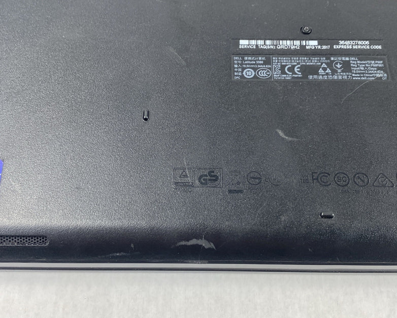 Dell Latitude 5580 Core i5-7300U 2.60 GHz 8 GB RAM 15.6" No Battery No HDD No OS