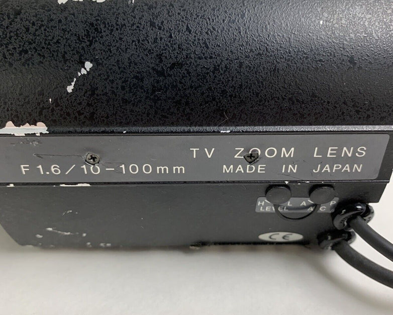 Pelco 23ZV10X10 F 1.6 / 10-100mm TV Zoom Lens