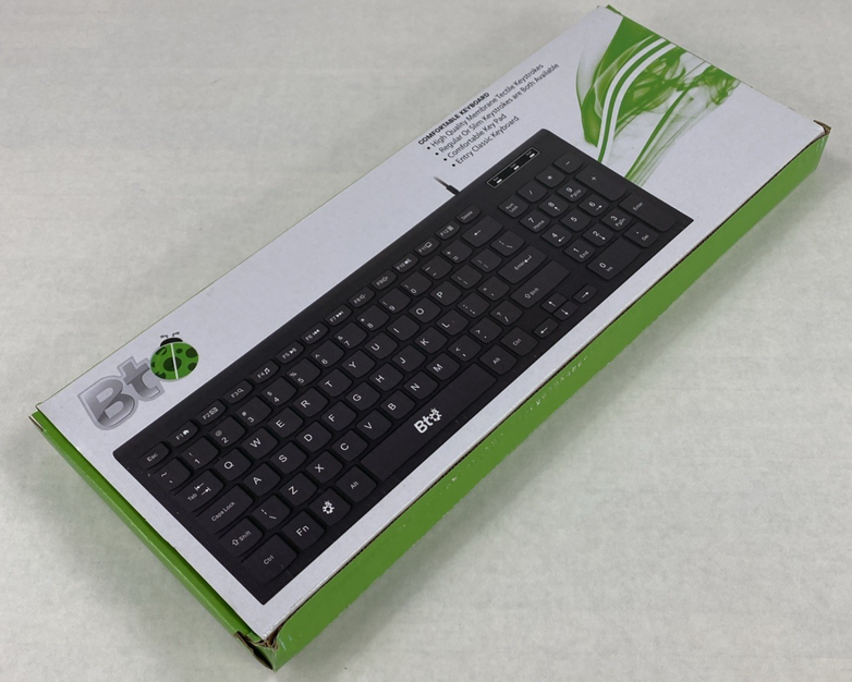 BTO USB Wired Comfortable Keyboard